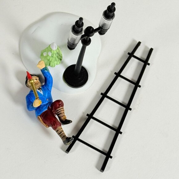 Dept 56 Dickens Village Lamplighter 55778 With Lamp In Box 1999 Vintage - Picture 4 of 13